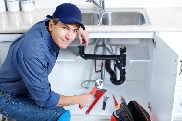 a pipe with a water leak from Quality Plumbing Leander in Leander, TX - Water Heater Repair